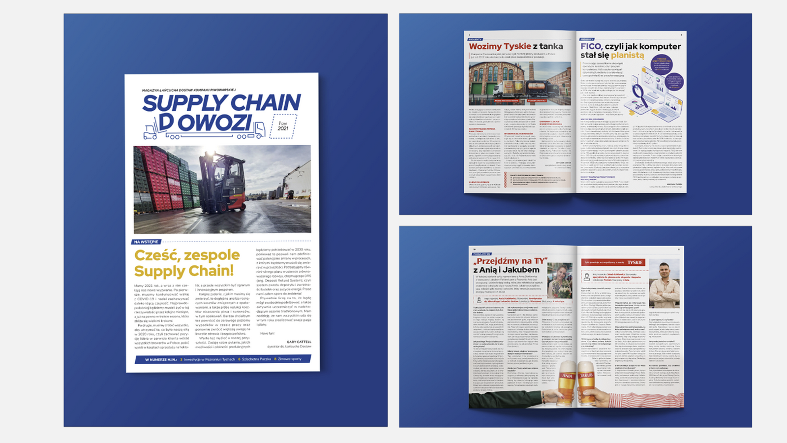 Wydawnictwo dla pracowników Łańcucha Dostaw Kompanii Piwowarskiej.