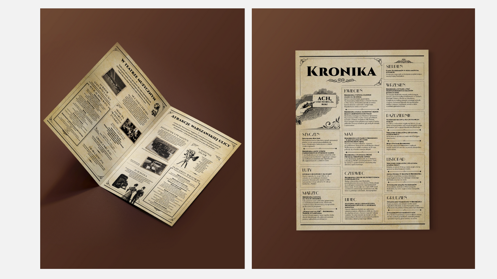 Magazyn wydany z okazji imprezy integracyjnej w stylu retro