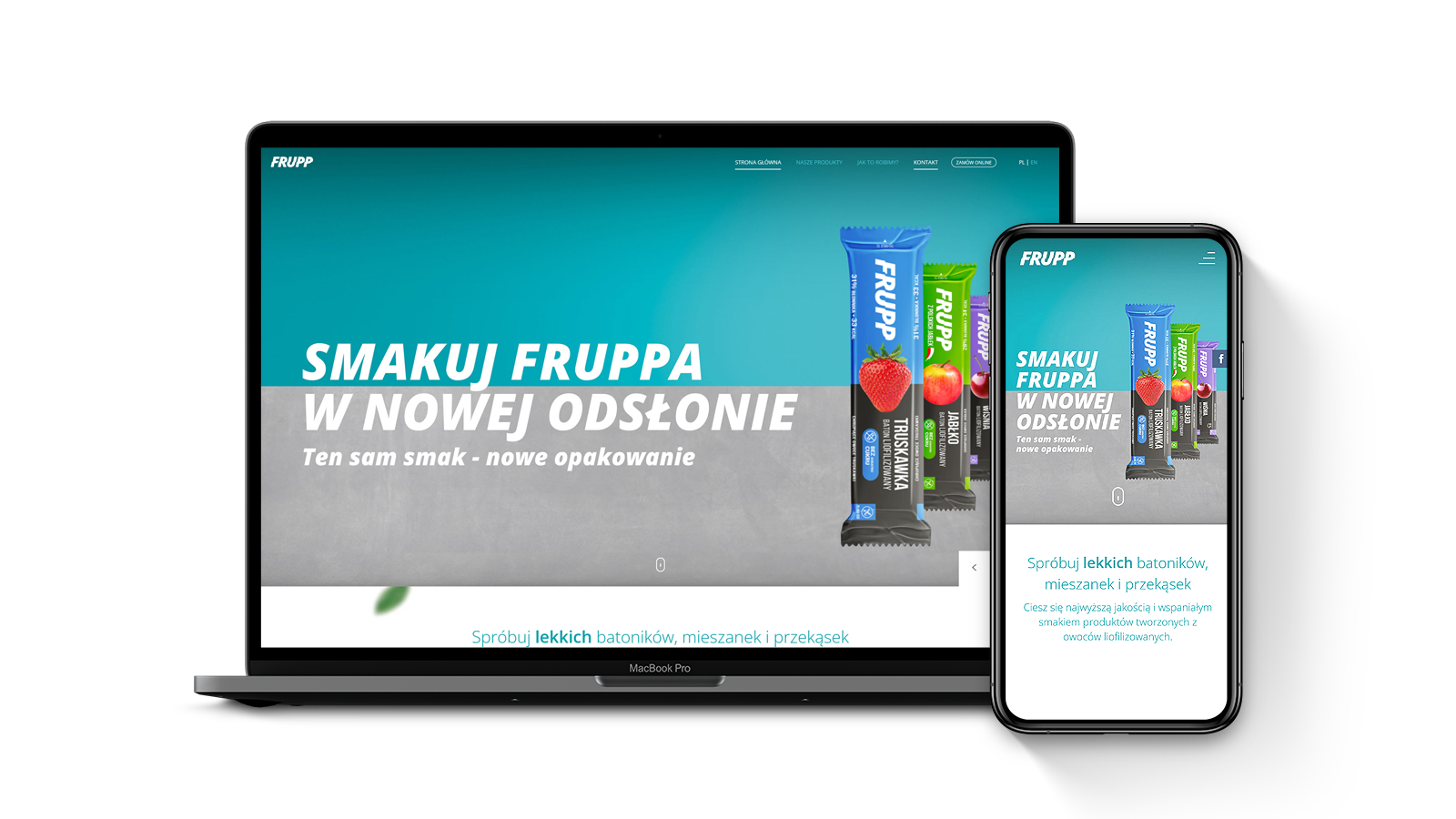 Strona marki produktów spożywczych