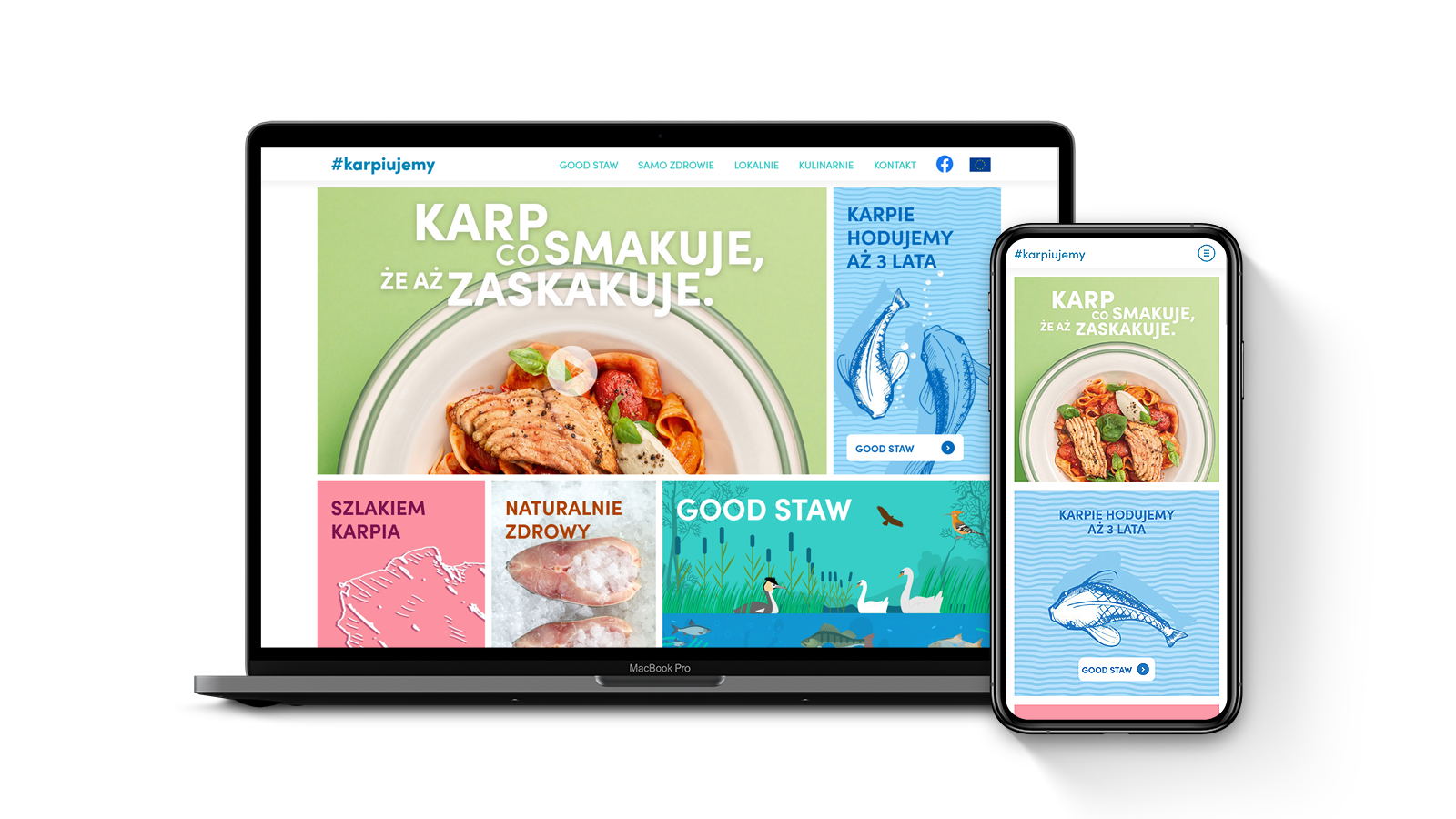 Serwis Joomla akcji promującej spożywanie karpia